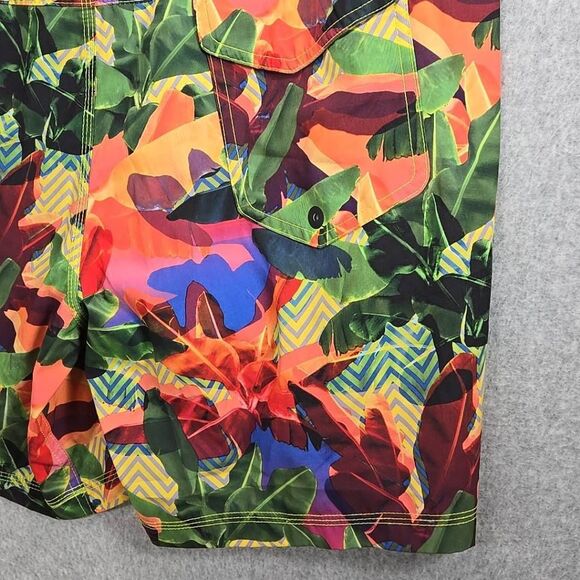 Saxx Swim Trunks Floral Bright 40 - Picture 5 of 10
